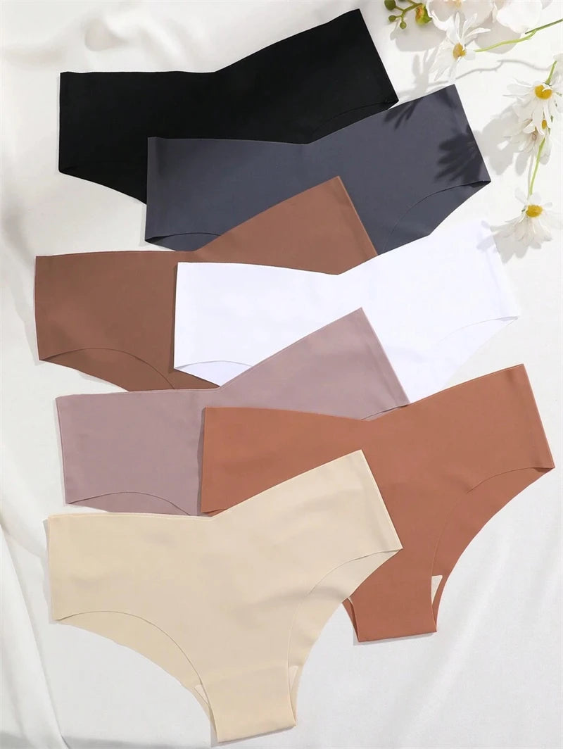 7PCS Women Ultra-thin Underpants Panties Seamless