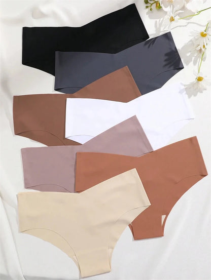 7PCS Women Ultra-thin Underpants Panties Seamless