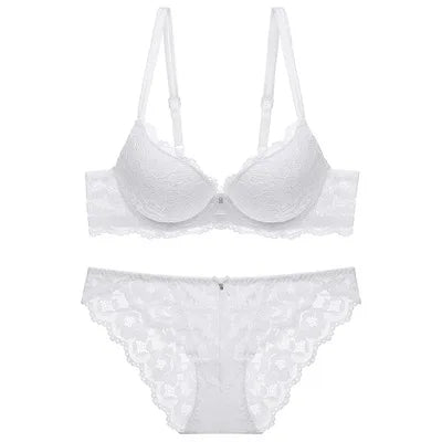 Women Elegant Push Up Bra & Panty Set