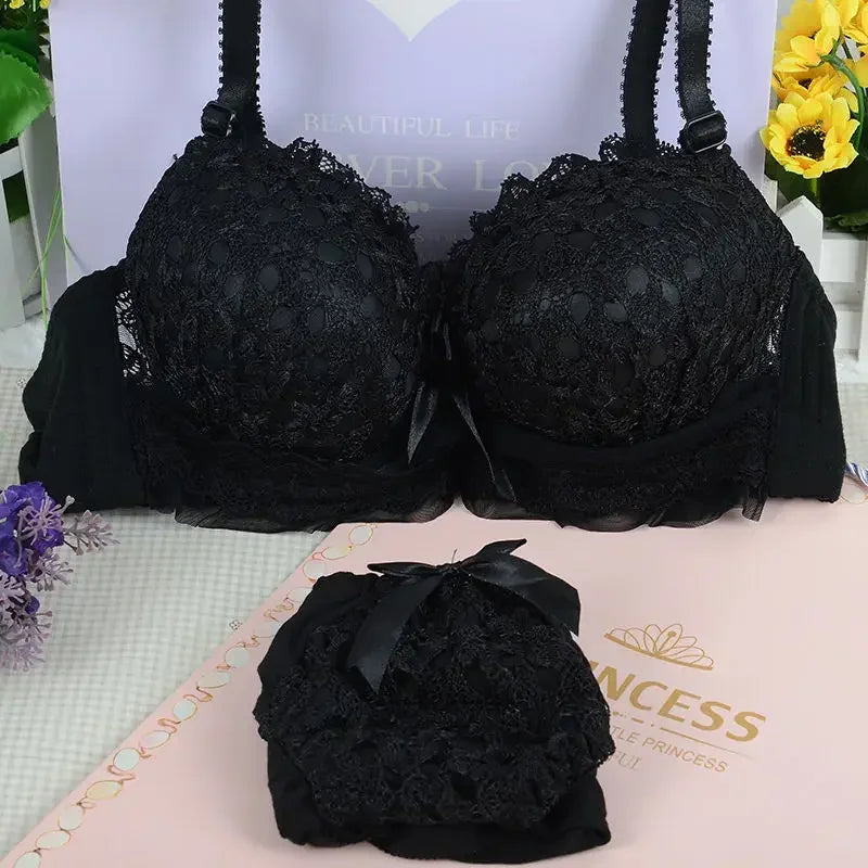 2PCS Women Bra Set Sexy Bralette Sexy Female Underwear