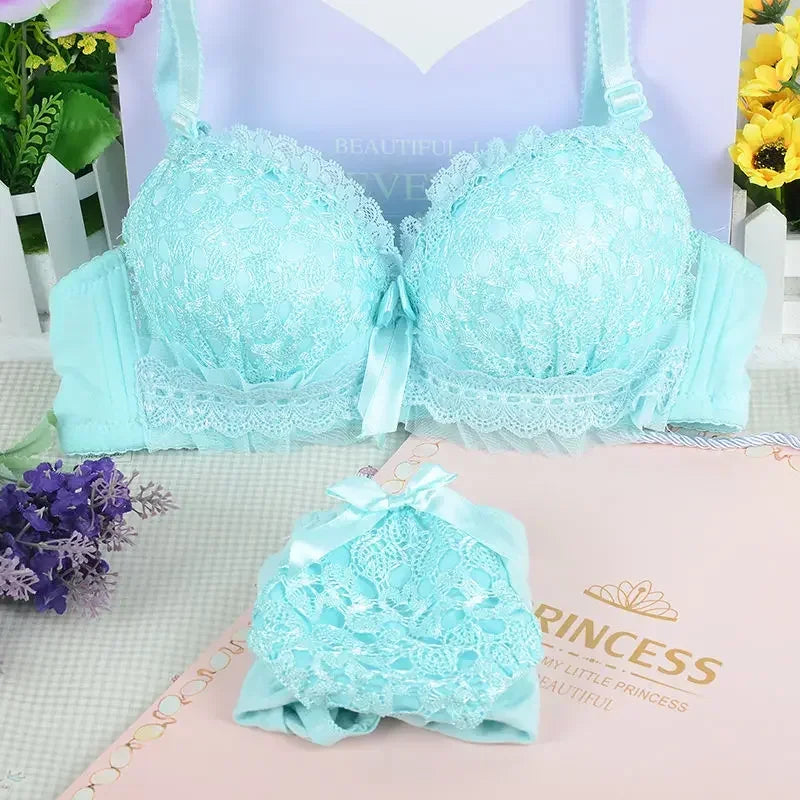 2PCS Women Bra Set Sexy Bralette Sexy Female Underwear