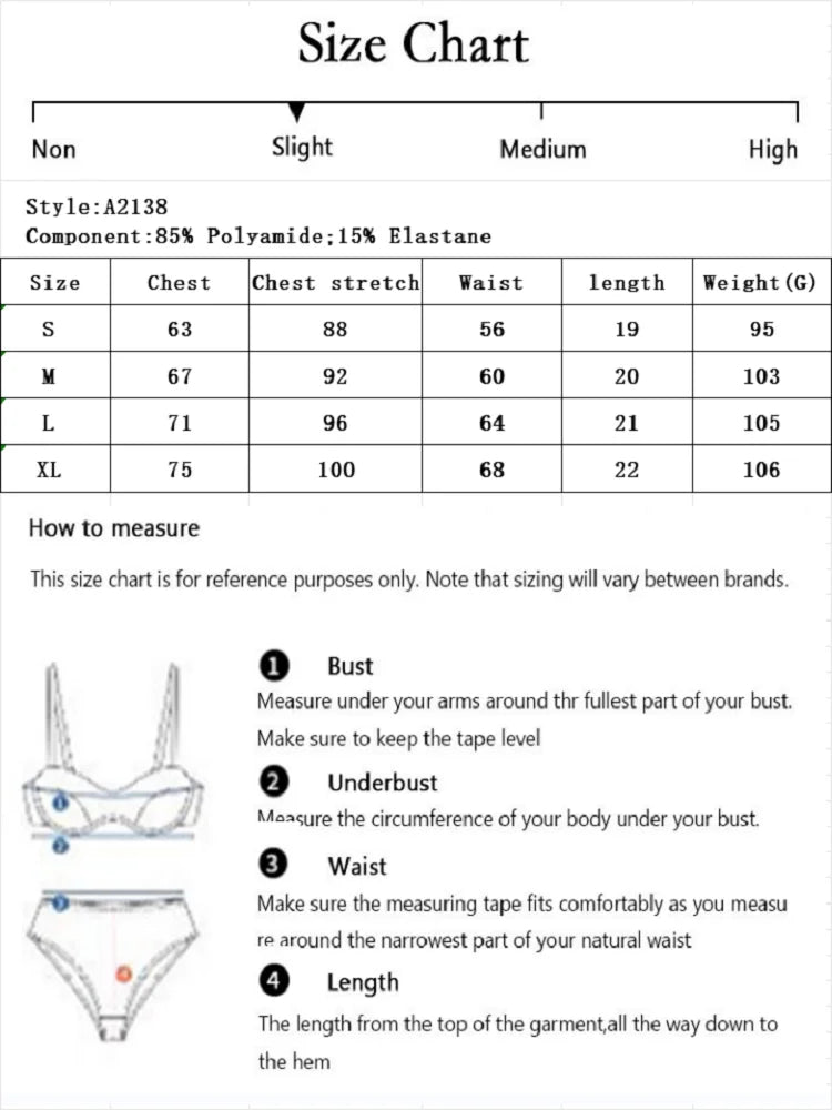 High Quality polychrome  2 Pieces Women's Underwear Set