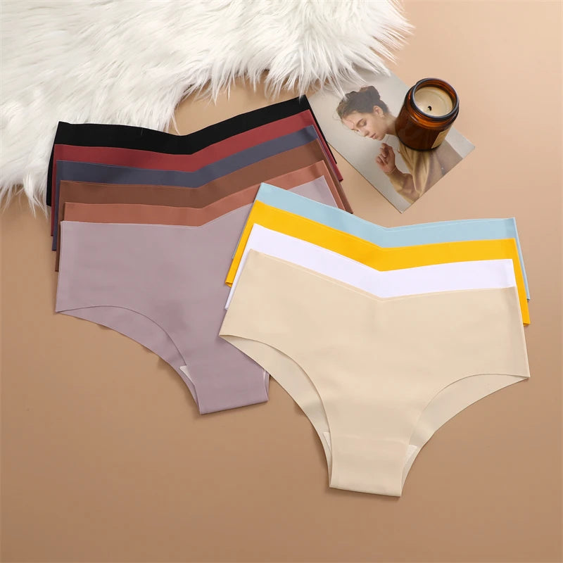 7PCS Women Ultra-thin Underpants Panties Seamless