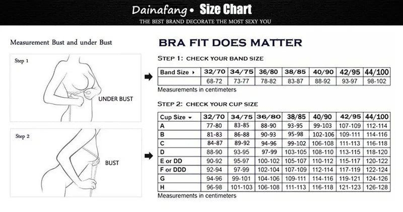 Seamless Push Up Bra Sets For Women 3 Piece