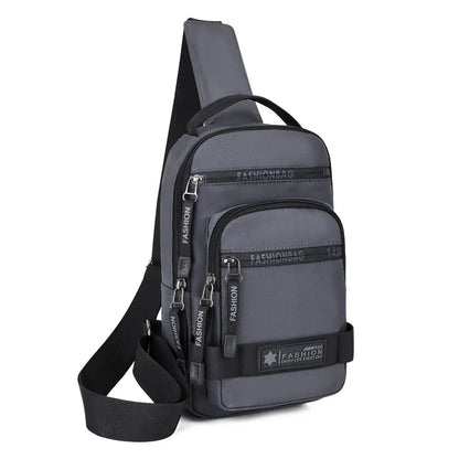 Chest Bag  Large Capacity Shoulder  Lightweight Nylon Crossbody Bag