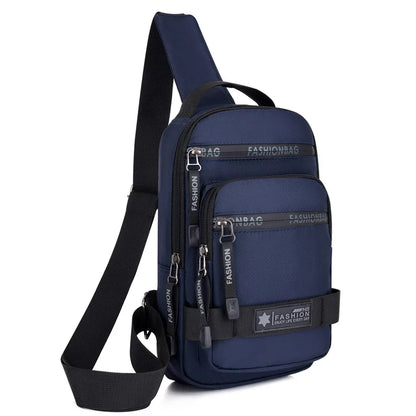 Chest Bag  Large Capacity Shoulder  Lightweight Nylon Crossbody Bag