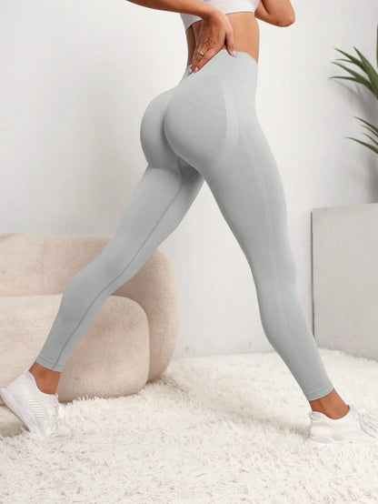 Women Seamless Hip Lifting Women Seamless Sports Leggings