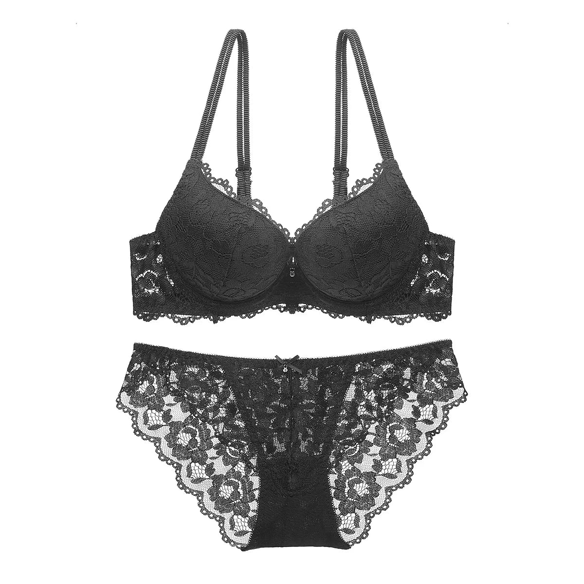 Women Elegant Push Up Bra & Panty Set