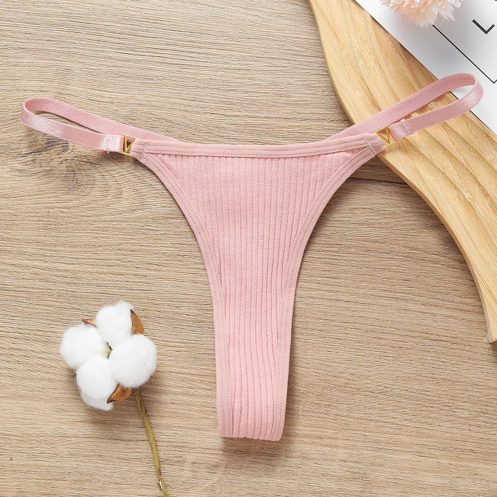 3PCS/Set Sexy Thong Women Panties Cotton  Women G-String