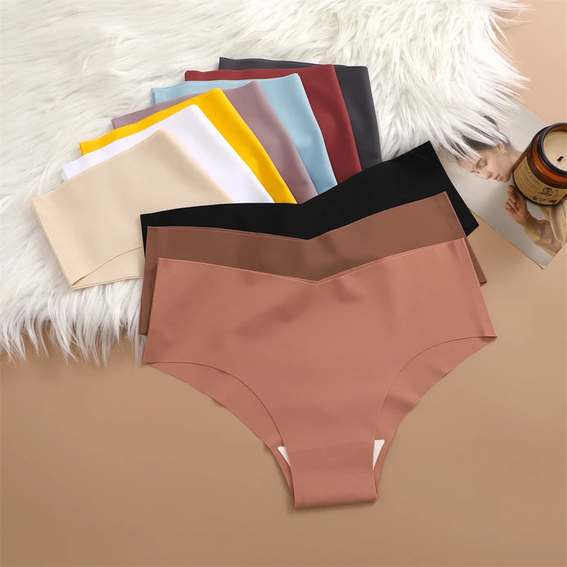 7PCS Women Ultra-thin Underpants Panties Seamless