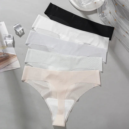 Transparent Thong Panties Women Ultra-thin