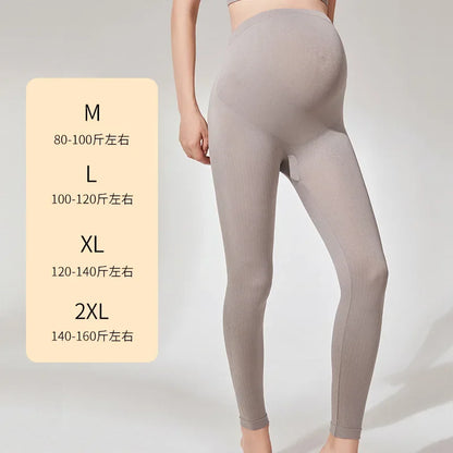 Elastic High Waist Maternity Legging