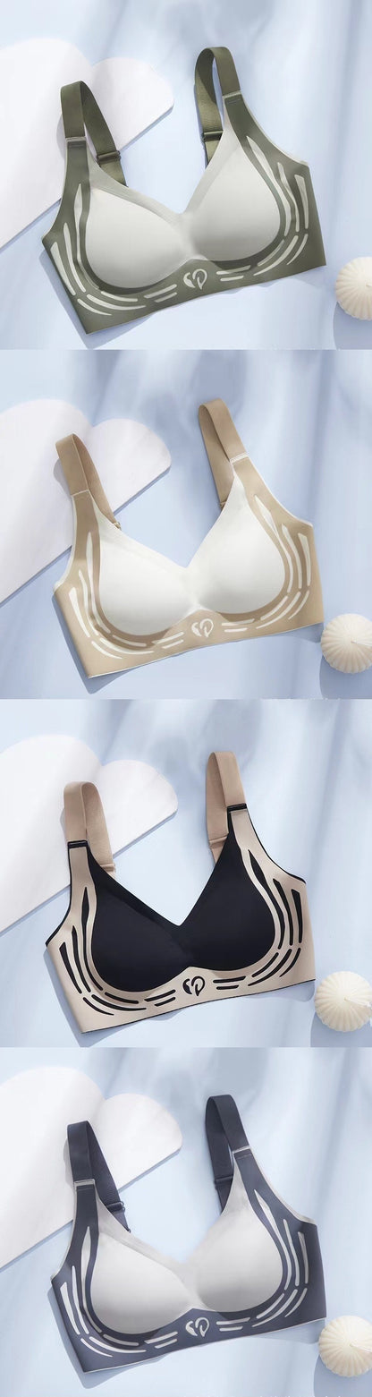 4PCS Sports Bra With Soft Support Adjustment