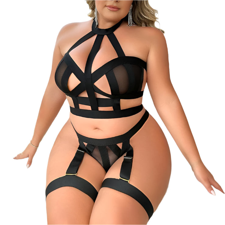 Fat Woman Sexy Lingerie Suit