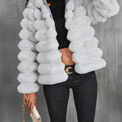 Women Imitation Fur Short Coat