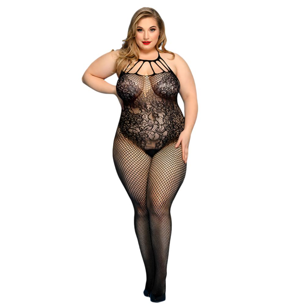 Sexy Net Clothes Plus Size Sexy Lingerie Black